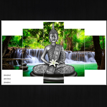 Buddha Printed Painting Group Canvas Artwork Printed Prints