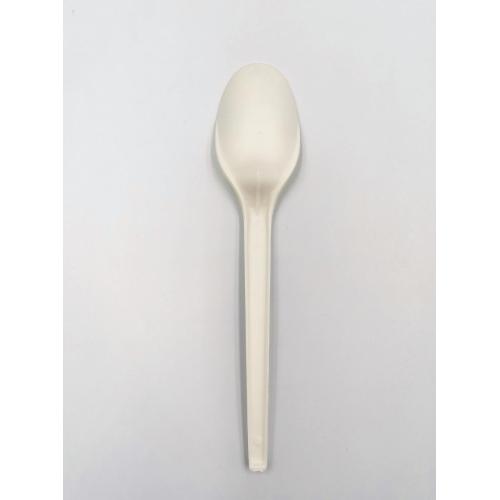 China Cornstarch 100% Biodegradable PLA Cutlery Spoons Manufactory