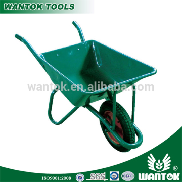 WB2200 Green metal wheel barrow