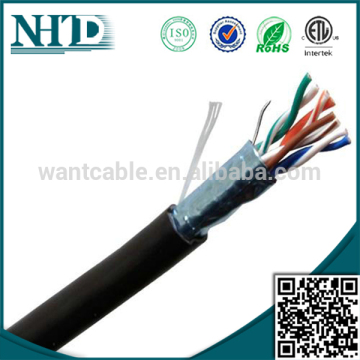 Polyester+Aluminum foil 8 number conductors ftp lan cable