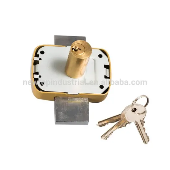 Security door latch night rim door lock