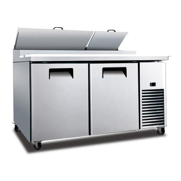 48 Inch 2 Door Ventilated Refrigeration Food Preparation Worktable