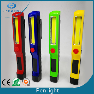 3W COB LED 3AA Battery Pen Light
