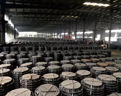 EN124 Ductile Iron DCI D400 Round Manhole Cover & Frame Foundry Drain Cover