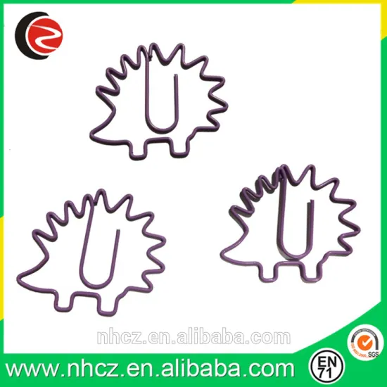 Hedgehog Shaped Paper Clips