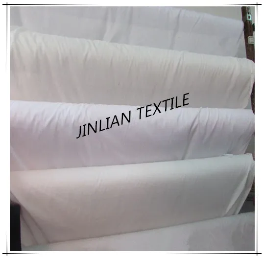 Polyester 80 Cotton 20 Mixed White Fabric