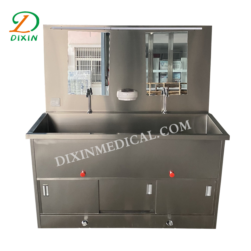 Hospital stainless steel sink