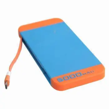 Fashionable and super-thin portable power bank with 5000mAh capacity, OEM and ODM orders welcomed