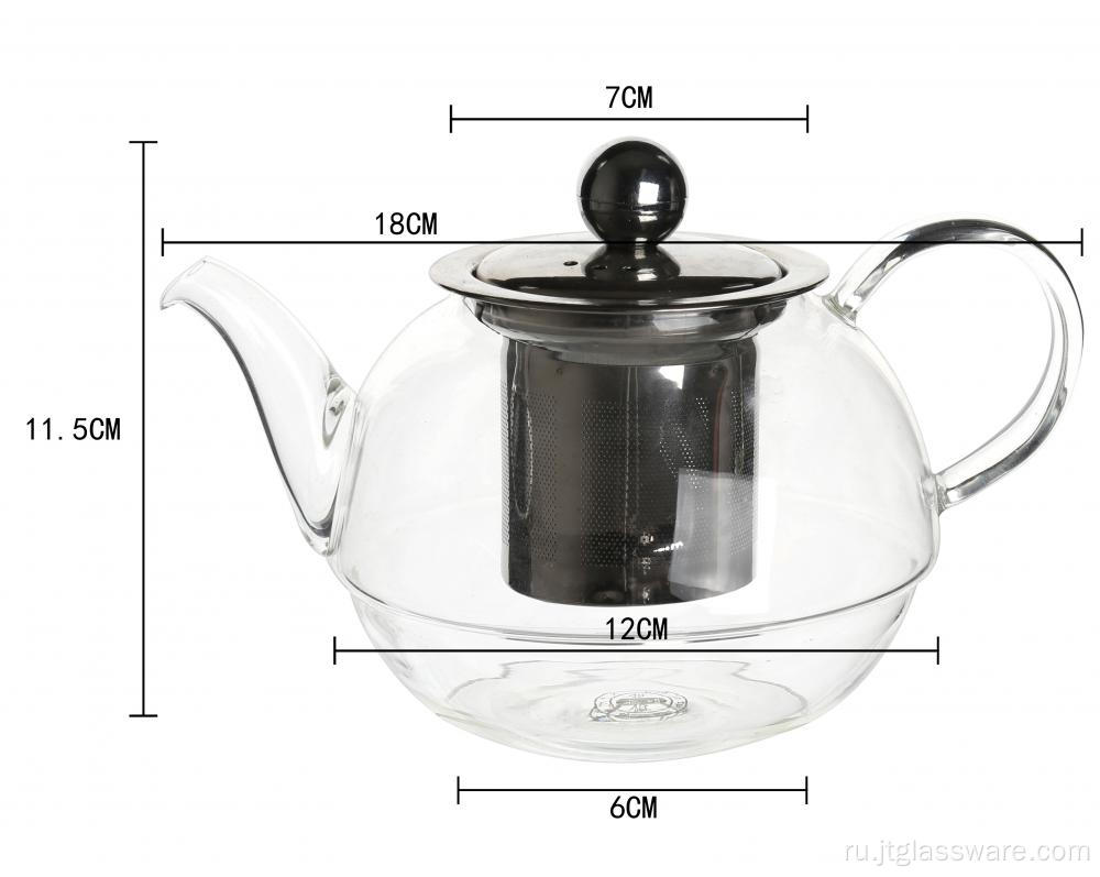 Горячий продавать цветочный чайный сервиз Chikao Glass Teapot