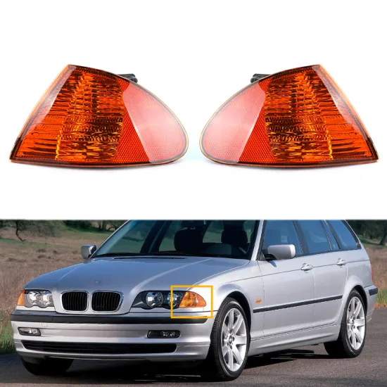 Yellow Turn Signal Indicator for BMW 3 Series E46 Sedan 1999-2005
