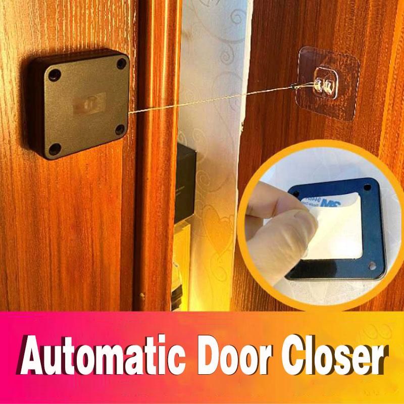 Punch-free Automatic Sensor Door Closer Automatically Close for All Doors доводчик двери automatic door closer