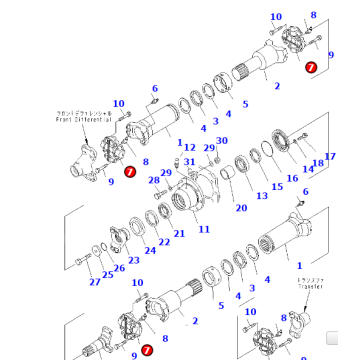 كوماتسو WA600-3 LOADER SPIDER 426-20-12620