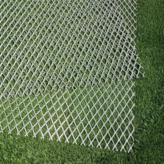 304 Stainless Steel Flattened Panels 3mm Thick Expanded Metal Mesh 4mm Strand 25mm LWD 40mm SWD