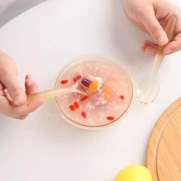 Durable and Lightweight Double Ear Transparent Bowls for Kitchen and Baby Use