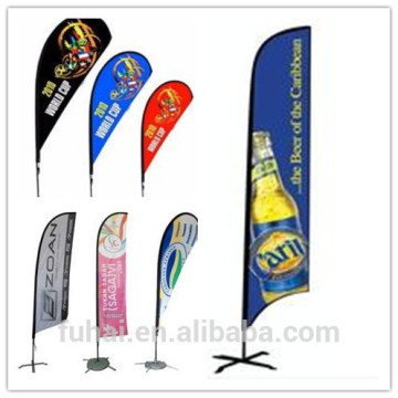 Outdoor Fiberglass Feather Flag Pole , Cheap Flags and Banners, Strict QC