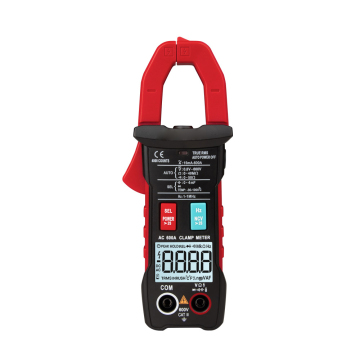 Multimeter meter pengapit digital skrin besar mudah alih dengan julat auto untuk pengukuran semasa DC/AC