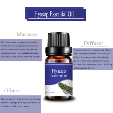 food grade best quality 10ml bulk hyssop essential oil