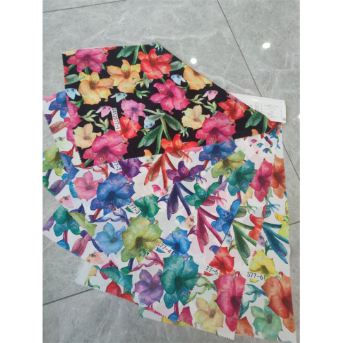 Imitation Acetate Digital Printed Chiffon Apparel Fabric
