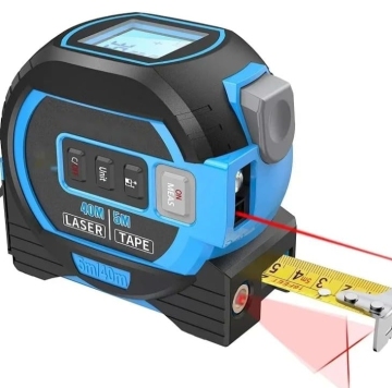 3-in-1 Infrared Laser Tape Measure with LED Display