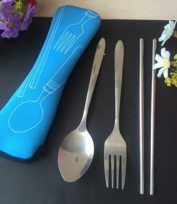 Portable camping cutlery, picnic cutlery set, outdoor cutlery
