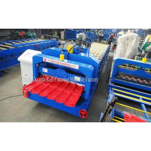 China Automatic Roofing Sheet Glazed Tile Roll Forming Machine Manufactory