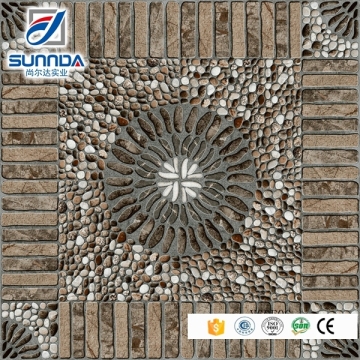 Sunnda foshan glazed porcelain faux cobblestone tiles