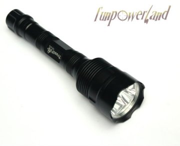 Funpowerland 3800lumin 3 pcs T6 high brightness Led torch