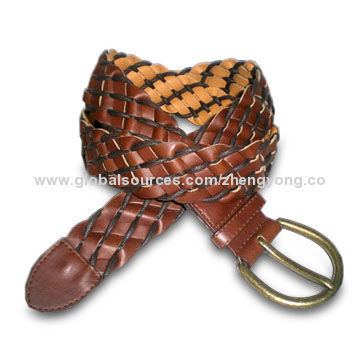 Ladies' Braided Belt, Colors and Sizes Can be Customized