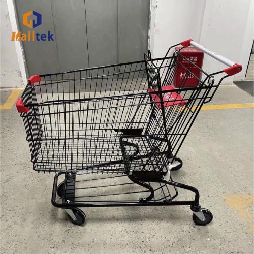 Supermarket Powder Coating American Shopping Cart