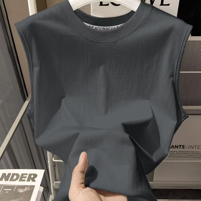 Men Pixel Cat Quick Dry Sleeveless Top