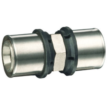 Stainless Sleeve Copper Nipple Press Fitting for PEX-AL-PEX Pipe