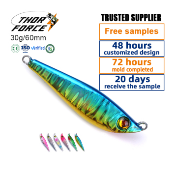 THORFORCE 60mm 30g Sinking Jigbait ODM OEM Saltwater Fishing Lure