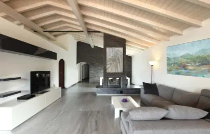 Idealized Landscape Rendering Oil Painting Effect Art Print