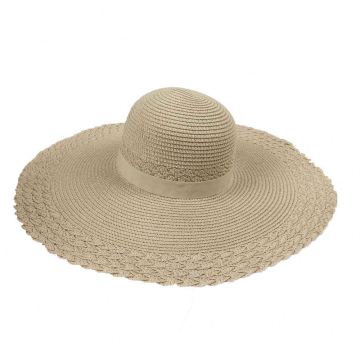 Summer Wide Brim Oversized Floppy Straw Hat for Beach Sunscreen