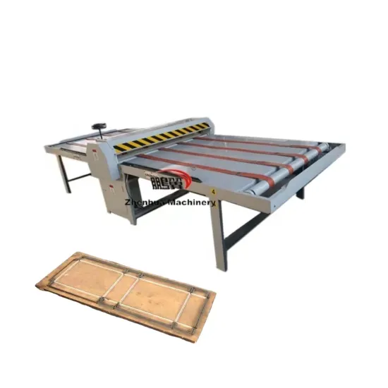 ZHENHUA MQJ Manual Semi-Auto Corrugated Carton Box Making Machine