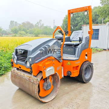 HAMM HAMM HAMM usado Rodillo de goma trasero de acero delantero de 3 toneladas para la venta