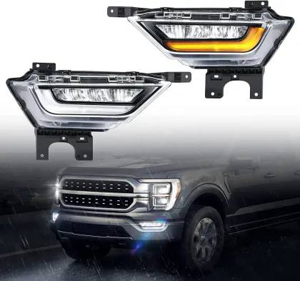 F-150 Front Bumper Fog Lights and Running Lights