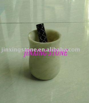 Mug/ Water Cup/Natural Stone Tumbler-Marble Bathroom Set