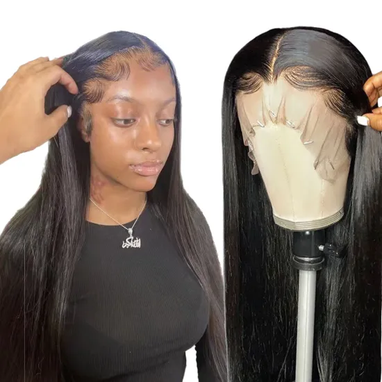 Hd Lace 13x4 Hd Lace Front Wig ,Pre Plucked Bone Straight Transparent Lace Closure Wigs,Wholesale Transparent Lace Wigs Vendors