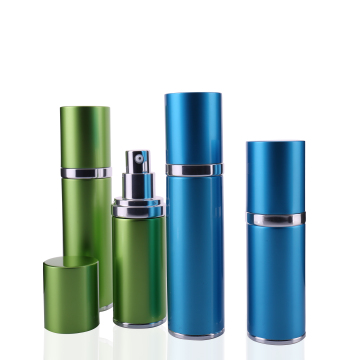 Turnkey Luxury Blue Airless Pump Bottles in Various Sizes for Cosmetics - 15ml, 30ml, 45ml, 50ml