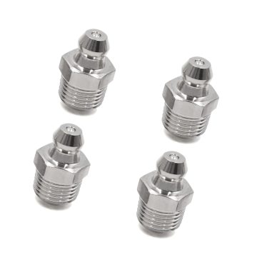1/8 Inch Thread Stainless Steel Grease Nipple Fitting Adapter for Car