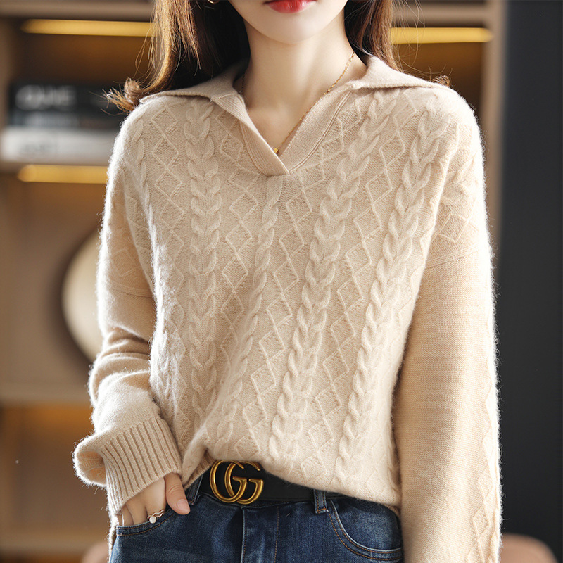 All wool ladies knit jumper