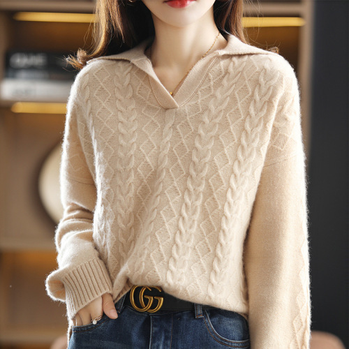 Alla ulldamer stickar jumper