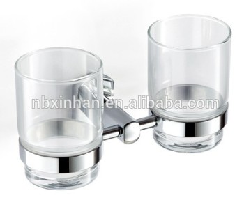 Europe standard wall mounting bathroom zinc alloy tumbler holder chrome plated