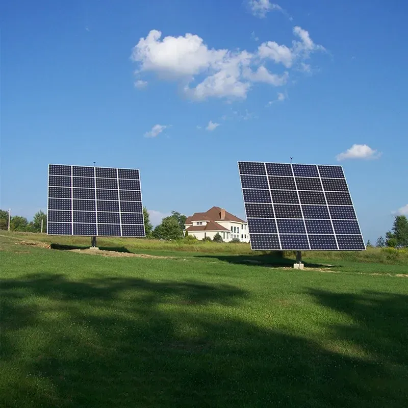Solar Panel Flat Roof Dual Axis Tracking System 12kW