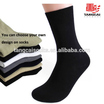 MSP-20 Custom Design knitted Kotton Wholesale Weed Socks/Colorful Plain Men Mid High Socks