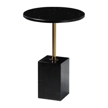 Modern Italian Marble Side Table - Round Coffee Table