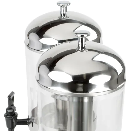 Stainless Steel Glass Juice Dispenser Machine for Beverage Serving