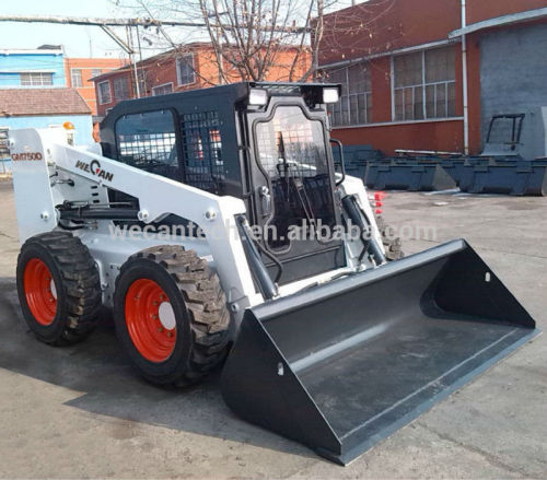 Diesel Engine 750kg Capacity Skid Steer Loader