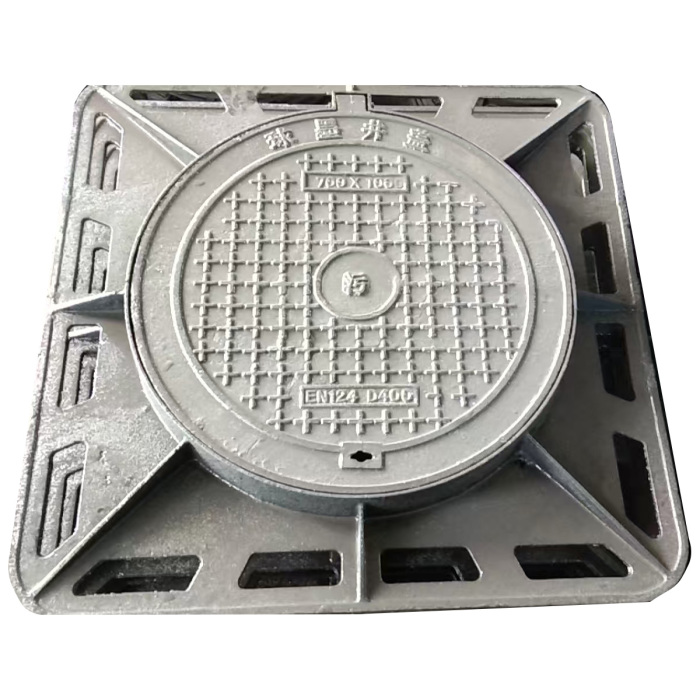 D400 700x1000mm ductile manhole cover